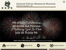 Tablet Screenshot of generalpattonmuseum.com